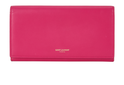 Saint Laurent Continental Flap Wallet, front view
